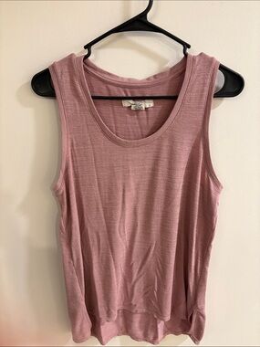 Workshop Republic Clothing Mauve Scoop Neck Tank